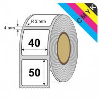 Digitalni tisk etiket 40 x 50 mm, R 2 mm