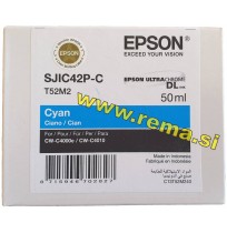 SJIC42P-C / C13T52M240 cyan kartuša za EPSON CW-C4000e tiskalnik