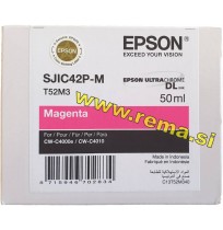 SJIC42P-M / C13T52M340 magenta kartuša za EPSON CW-C4000e tiskalnik