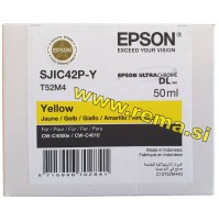 SJIC42P-Y / C13T52M440 rumena kartuša za EPSON CW-C4000e tiskalnik